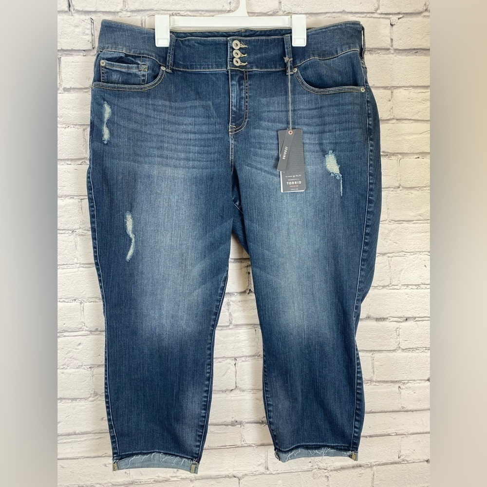 Torrid Denim Skinny High Waisted Jeggings size 24